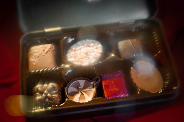 Pralinen in einer Box