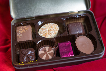 Pralinen in einer Box