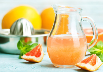 grapefruit and juice