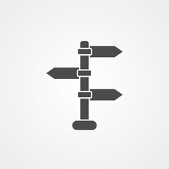 Direction vector icon sign symbol