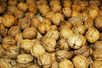 Walnuts beautiful background