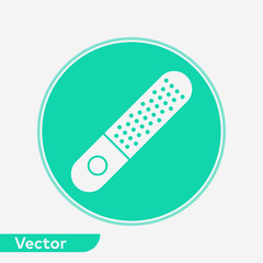 Nail file vector icon sign symbol