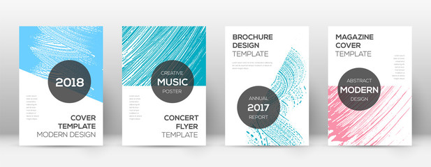 Cover page design template. Modern brochure layout