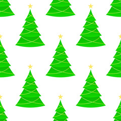 Christmas tree garland pattern