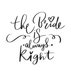 Vector hand drawn lettering phrase for Bachelorette party, hen party or bridal shower.