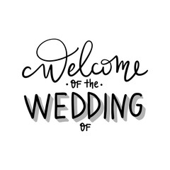 Vector hand drawn lettering phrase about love.