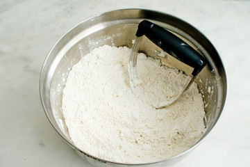 Using Pastry Blender to Make Biscuit Dough