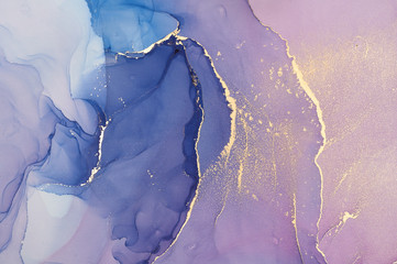  Abstract colorful background, wallpaper. Mixing acrylic paints. Modern art. Marble texture. Alcohol ink colors  translucent