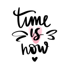 Vector hand drawn lettering phrase. Modern brush calligraphy.