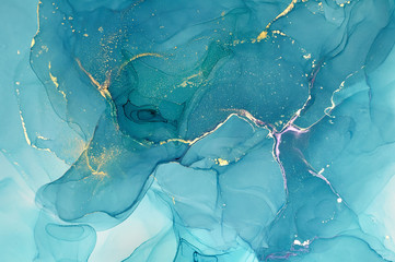  Abstract colorful background, wallpaper. Mixing acrylic paints. Modern art. Marble texture. Alcohol ink colors  translucent