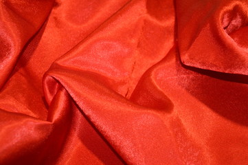 red silk textile background