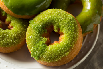 Homemade Green Tea Matcha Donuts