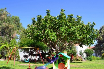 Children is playground in Greece