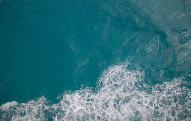 aerial view of the caribbean sea