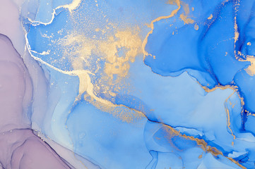  Abstract colorful background, wallpaper. Mixing acrylic paints. Modern art. Marble texture. Alcohol ink colors  translucent