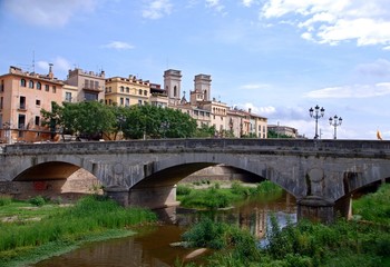 Naklejka na ściany i meble Bridge in Girona