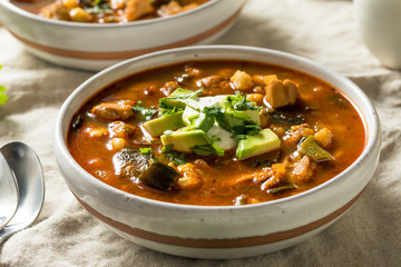 Homemade Mexican Pozole Soup