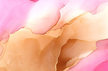 Abstract colorful background, wallpaper. Mixing acrylic paints. Modern art. Marble texture. Alcohol ink colors  translucent