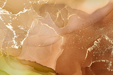  Abstract colorful background, wallpaper. Mixing acrylic paints. Modern art. Marble texture. Alcohol ink colors  translucent