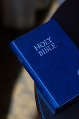 Holy Bible in a table