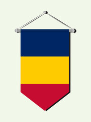 Chad national flag