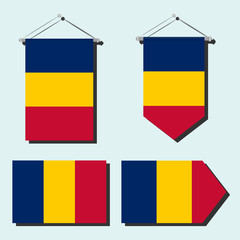 Chad national flag