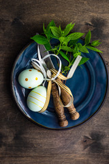 Easter table setting