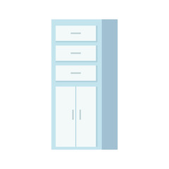 wooden shelving isolated icon