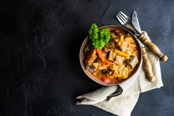 Georgian cuisine concept