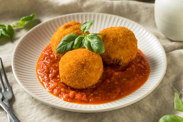 Homemade Deep Fried Risotto Arancini