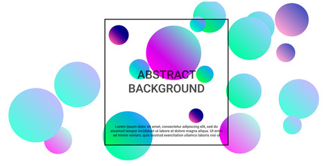 Gradients balls shapes.