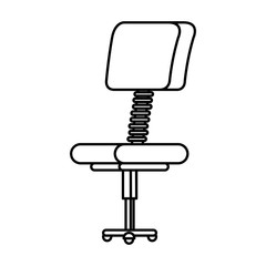 office chair isolated icon