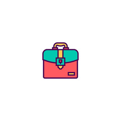 briefcase icon line design. Business icon vector design
