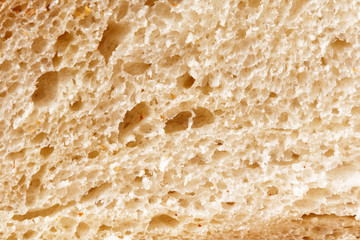 Handmade yeast-free bread texture
