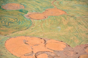 Textura abstracta de una fuente con agua