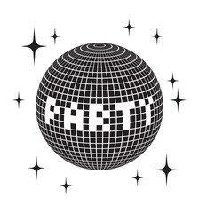 Disco ball Vector icon
