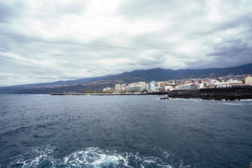 Puerto de la Cruz die Bucht von San Telmo an der Nordküste von Teneriffa. 