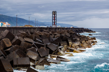 Der Leuchtturm von Puerto de la Cruz auf Teneriffa.