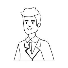 professional doctor avatar character