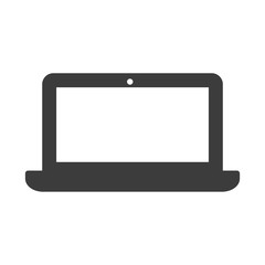 laptop vector icon in modern flat style isolated. laptop support is good for your web design.