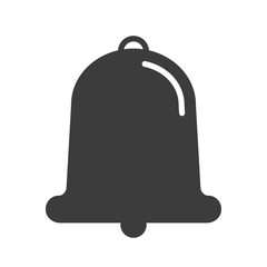 Bell vector icon in modern flat style isolated. Bell can support is good for your web design.