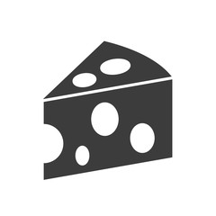 Cheese vector icon in modern flat style isolated. Cheese can support is good for your web design.