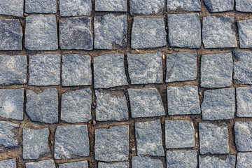 texture of old paving tiles