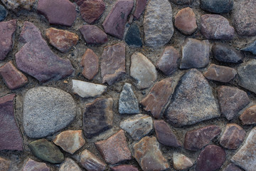 texture of old paving tiles