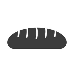 Bread vector icon in modern flat style isolated. Bread can support is good for your web design.