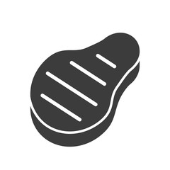 Meat vector icon in modern flat style isolated. Meat can support is good for your web design.