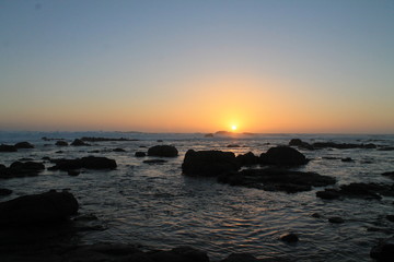 Fototapeta premium Sunset on the sea