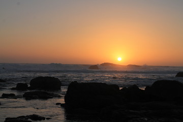 Obraz premium Sunset on the sea
