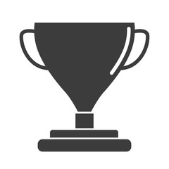 Trophy vector icon in modern flat style isolated. Trophy can support is good for your web design.