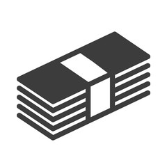 Money vector icon in modern flat style isolated. Money can support is good for your web design.